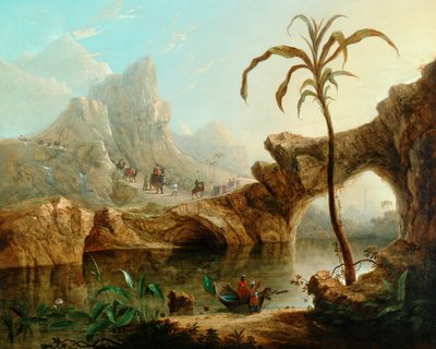Scene in the Himalayas by William Daniell